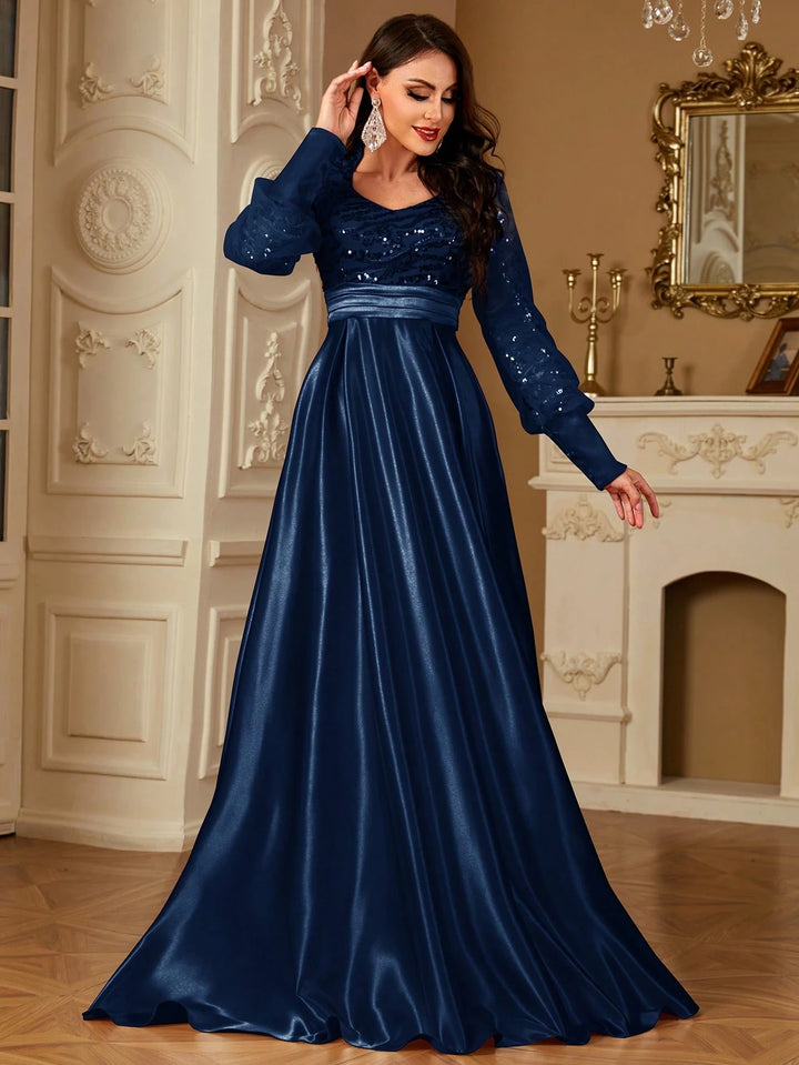 Rochie de ocazie SHEIN, albastru