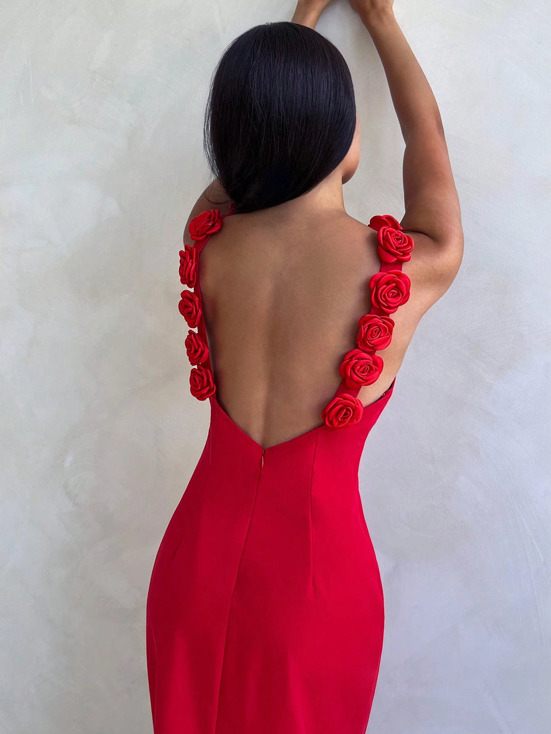 SHEIN Maxi ruha, piros