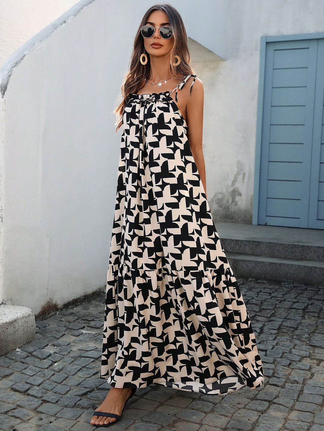 Rochie maxi SHEIN, mix culori