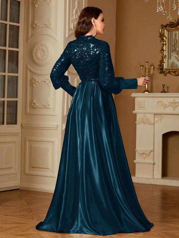 Rochie de ocazie SHEIN, albastru