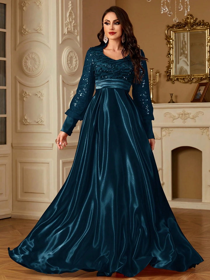 Rochie de ocazie SHEIN, albastru