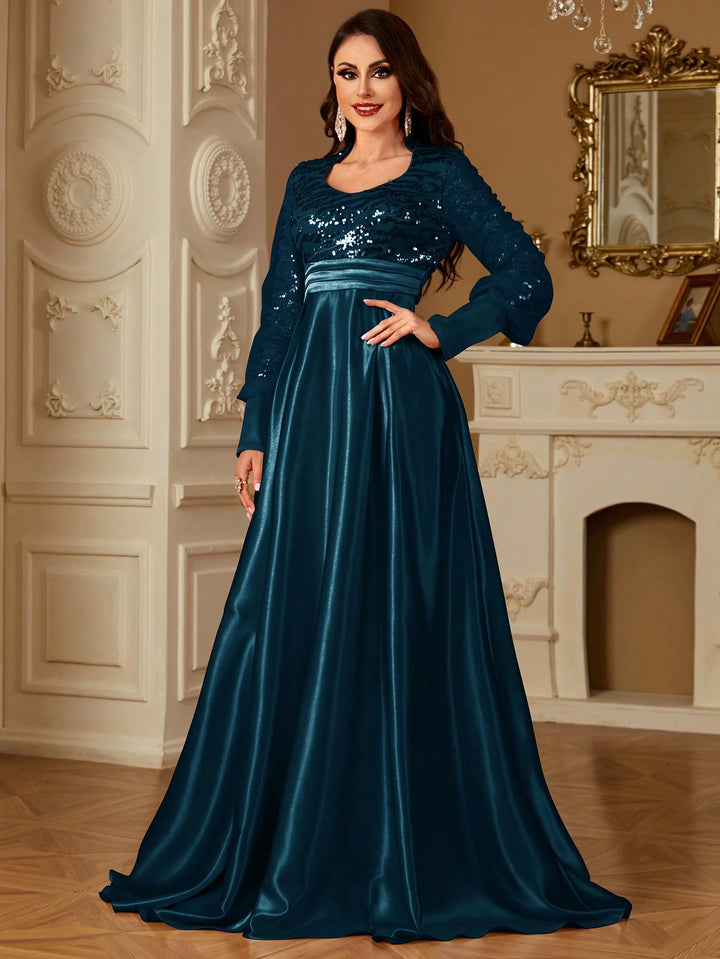 Rochie de ocazie SHEIN, albastru