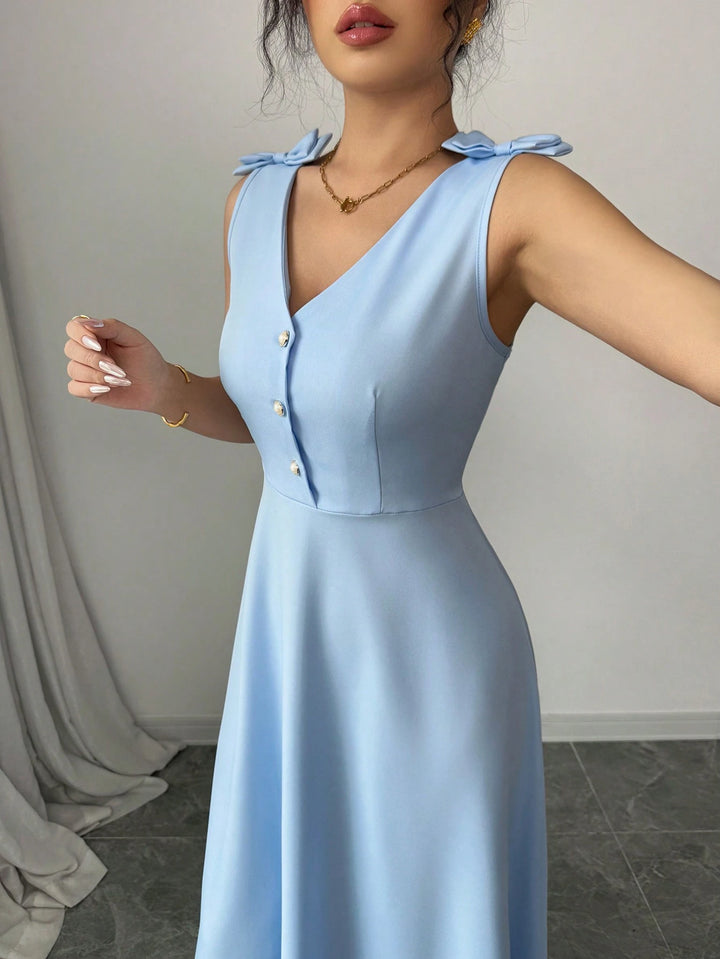 Rochie maxi SHEIN, albastru