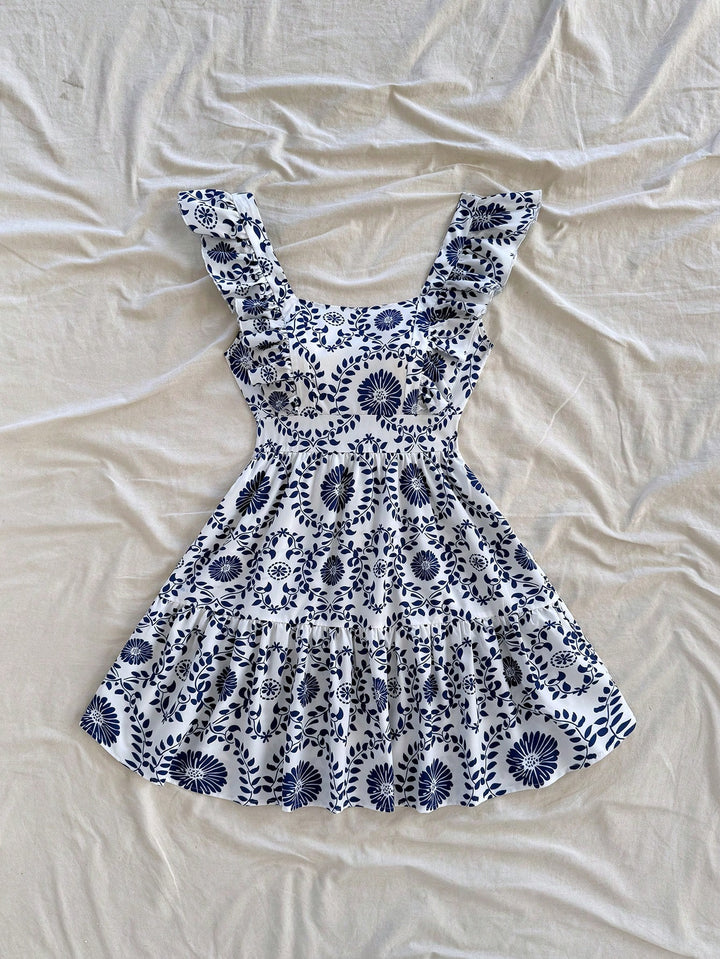 Rochie scurtă SHEIN, albastru