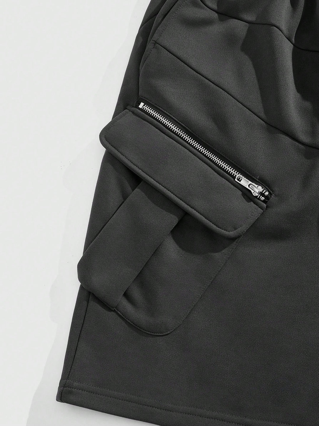 Pantaloni scurți SHEIN, negru