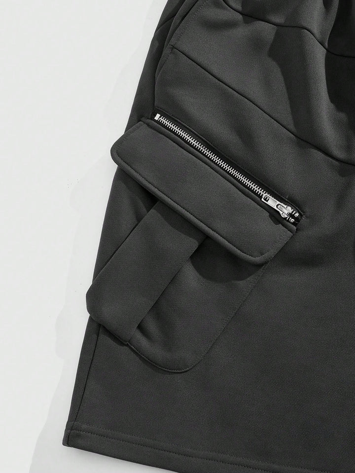 Pantaloni scurți SHEIN, negru