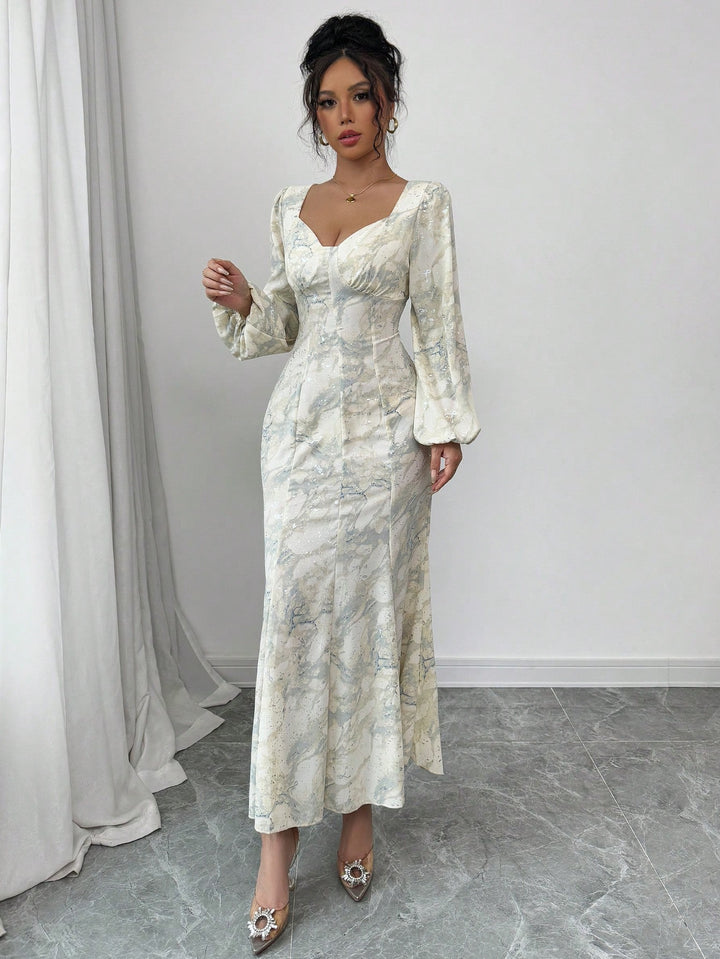 Rochie maxi SHEIN, albastru