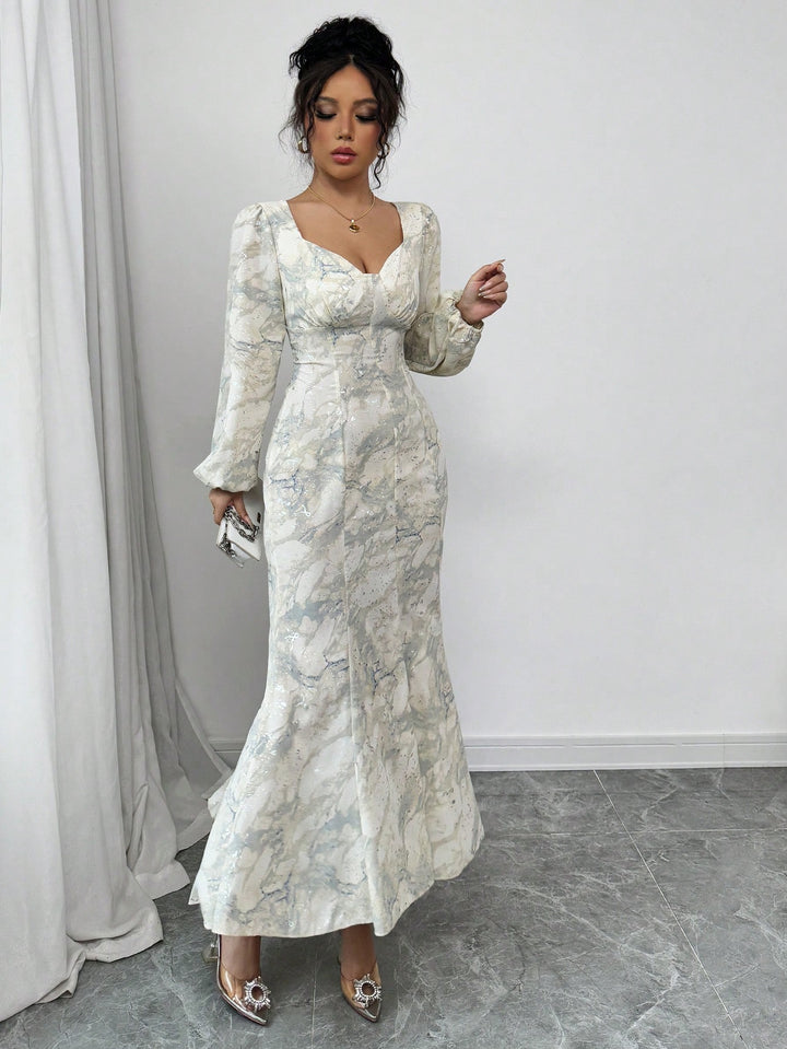 Rochie maxi SHEIN, albastru