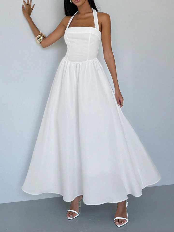 Rochie maxi Shein, alb