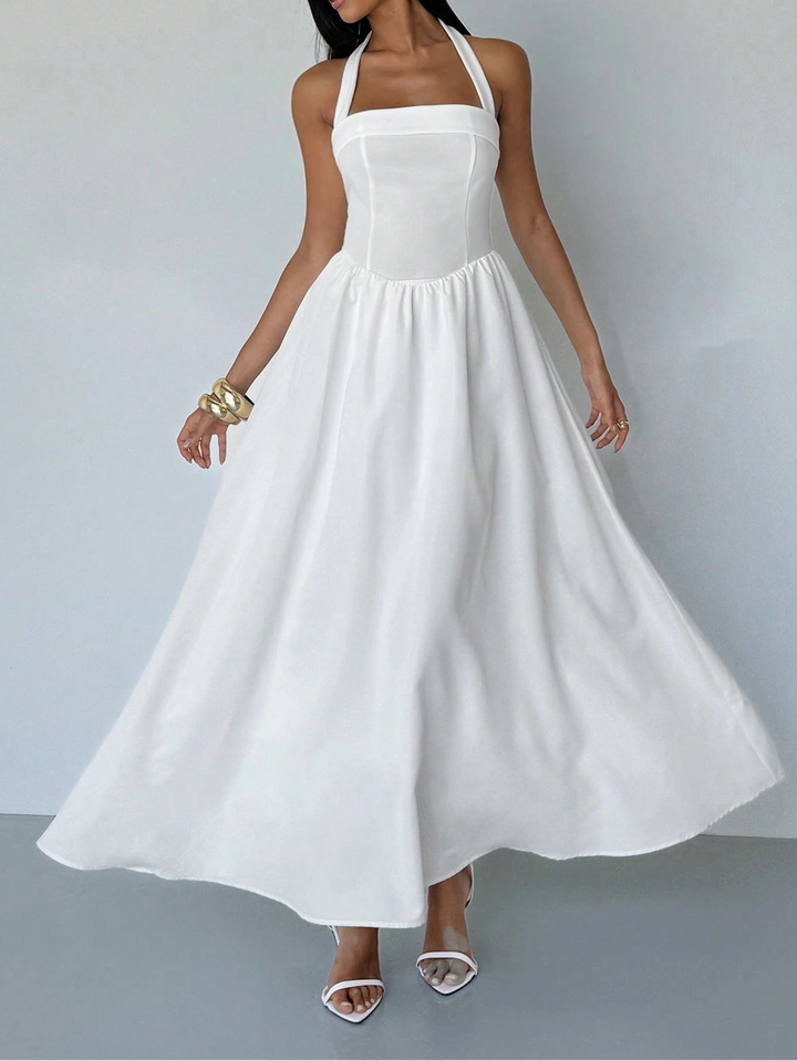 Rochie maxi Shein, alb