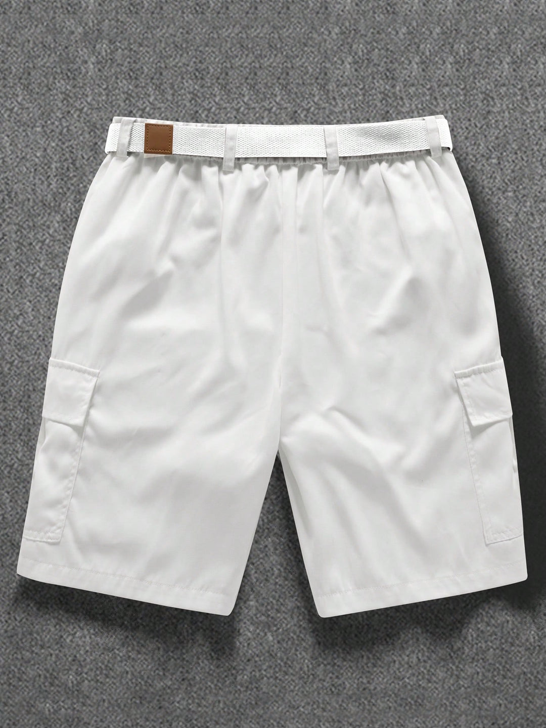 Pantaloni scurți SHEIN, alb