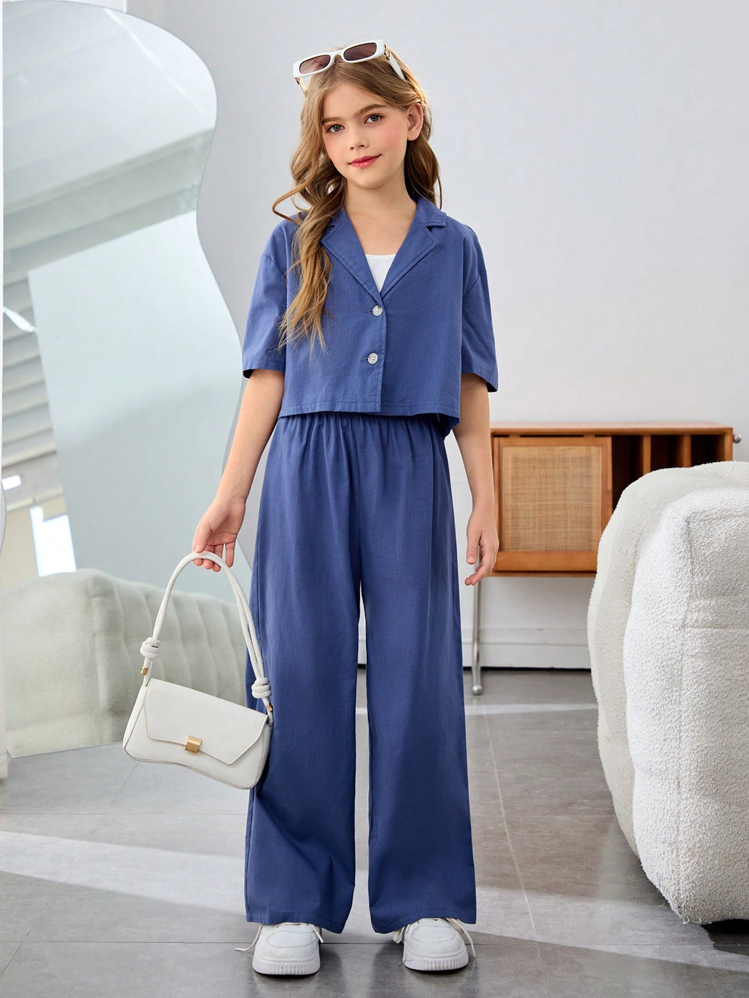 SHEIN Overall, kék