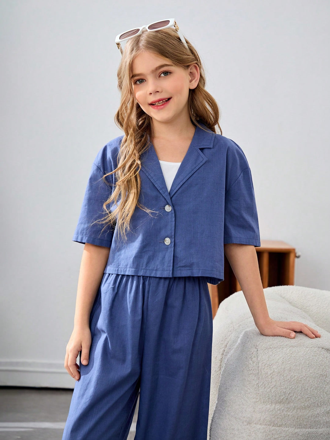SHEIN Overall, kék