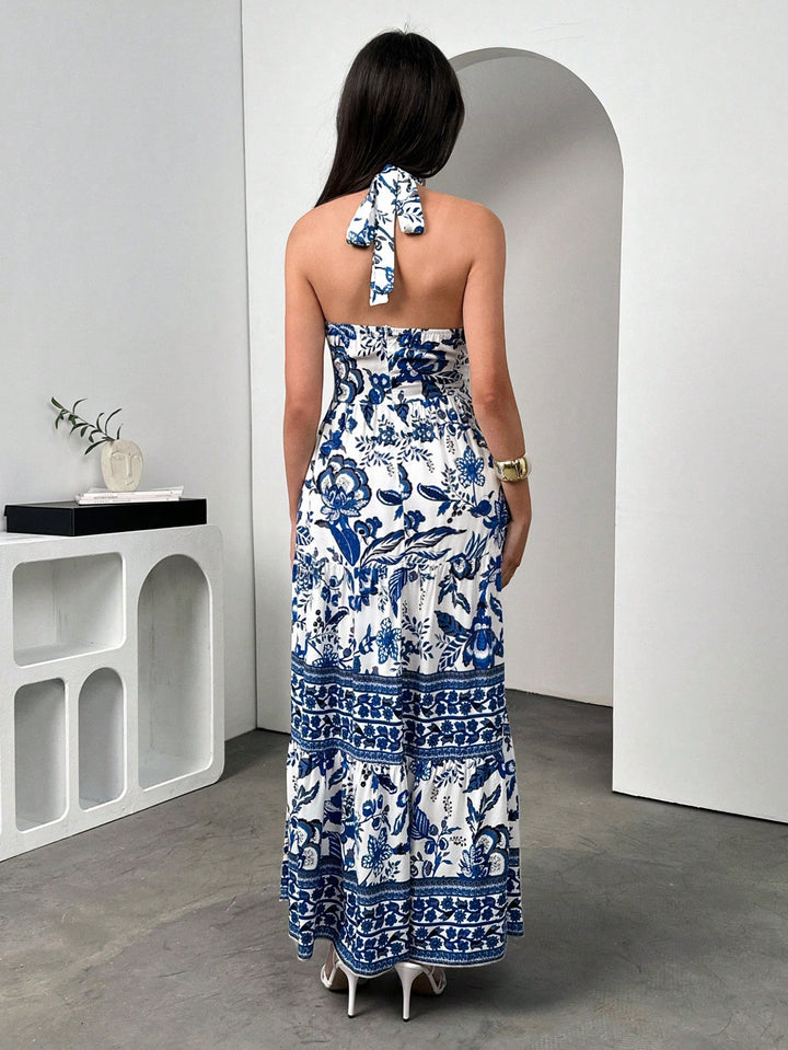 Rochie maxi SHEIN, albastru