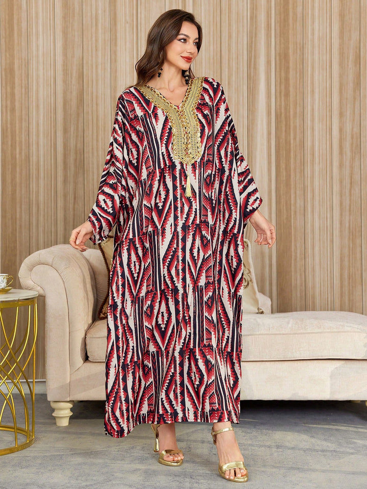 Set caftan și jalabiya SHEIN, mix culori
