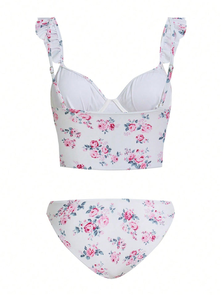 Costum de baie SHEIN, mix culori