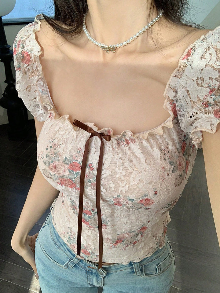 Top SHEIN, bej