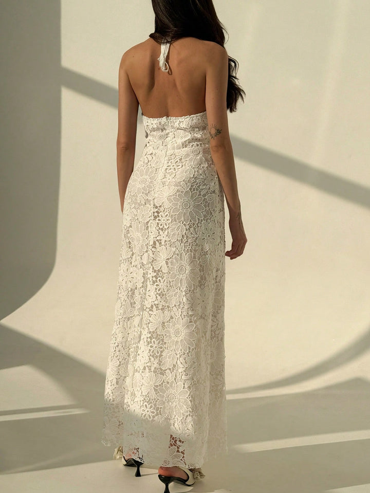 Rochie maxi SHEIN, alb