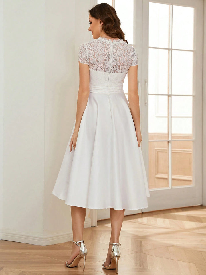 Rochie mini SHEIN, alb