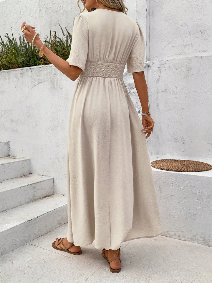 Rochie maxi SHEIN, bej