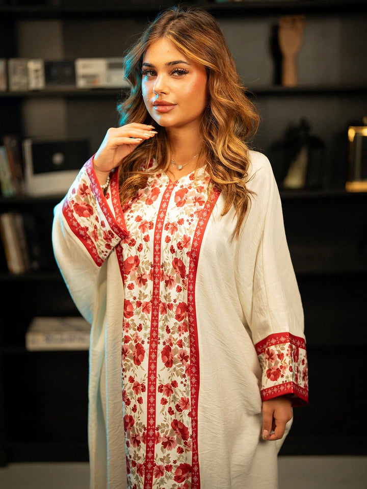 Set caftan și jalabiya SHEIN, mix culori