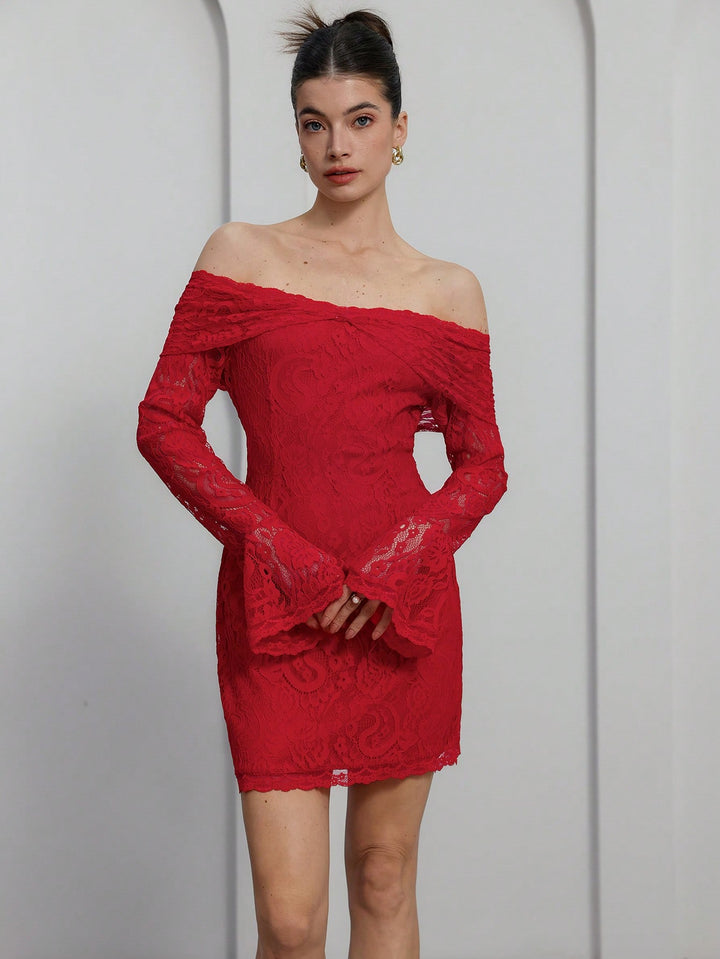 Rochie mini SHEIN, roșu