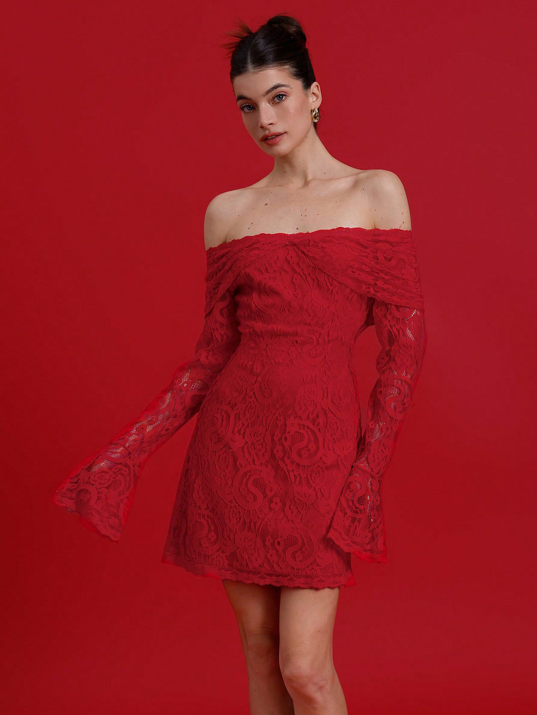 Rochie mini SHEIN, roșu