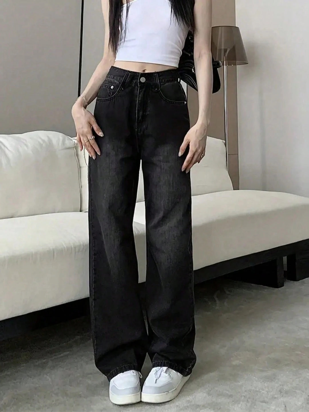 Jeans SHEIN, negru