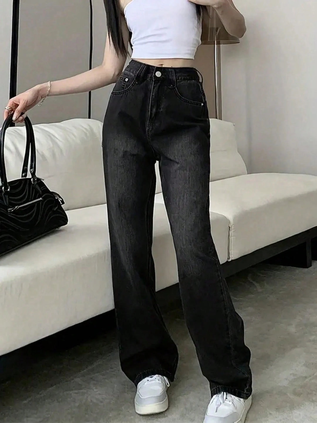 Jeans SHEIN, negru
