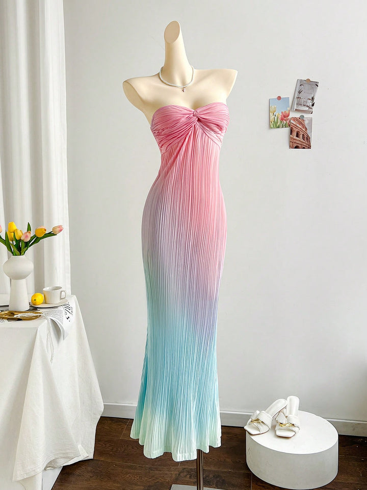 Rochie maxi SHEIN, mix culori