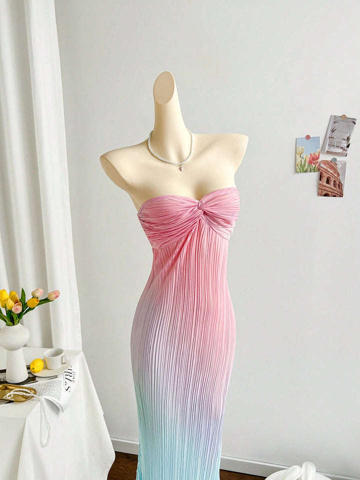 Rochie maxi SHEIN, mix culori