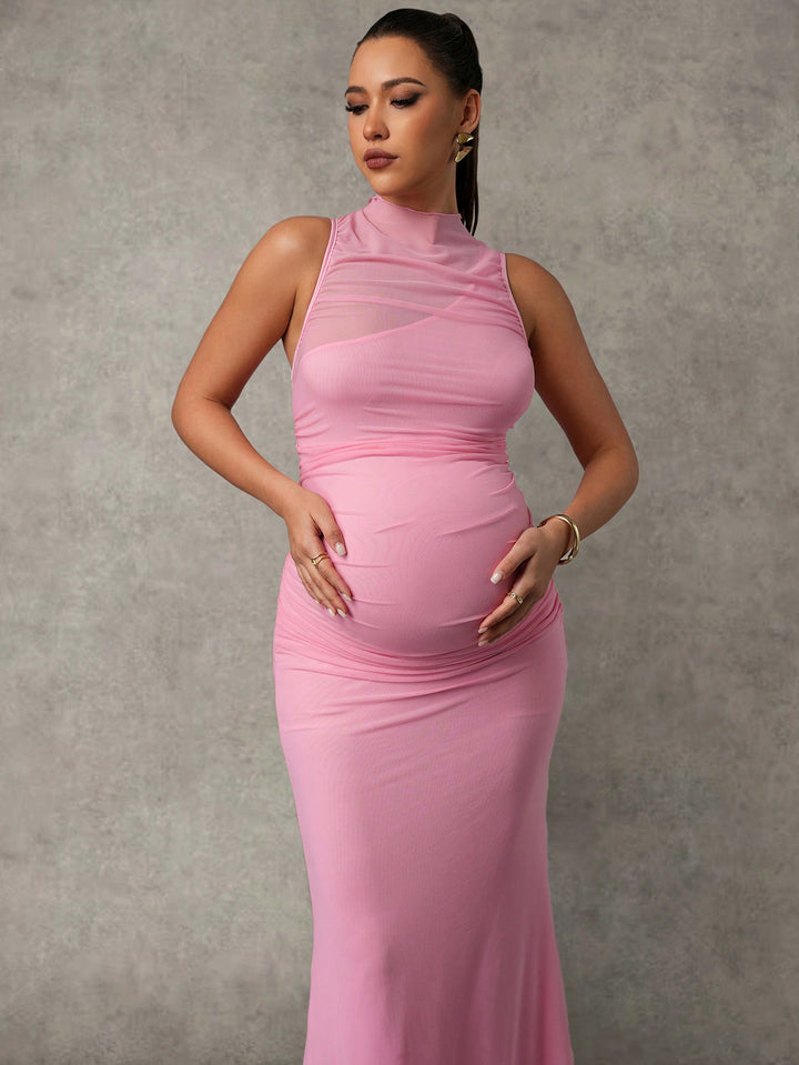 Rochie maxi SHEIN, roz