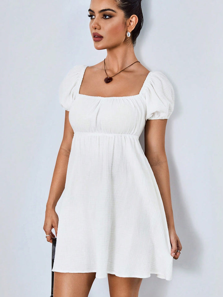 Rochie mini SHEIN, alb