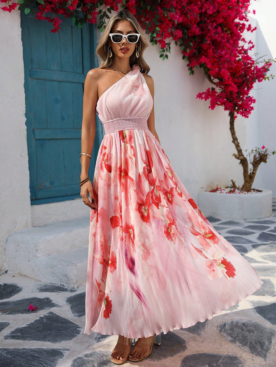 Rochie maxi SHEIN, roz