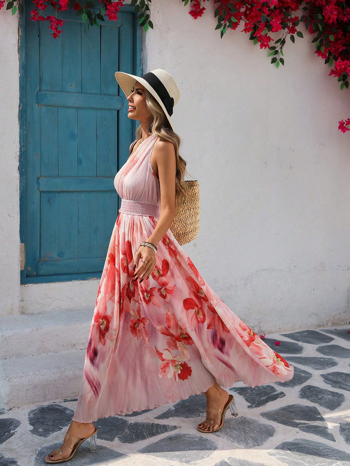 Rochie maxi SHEIN, roz