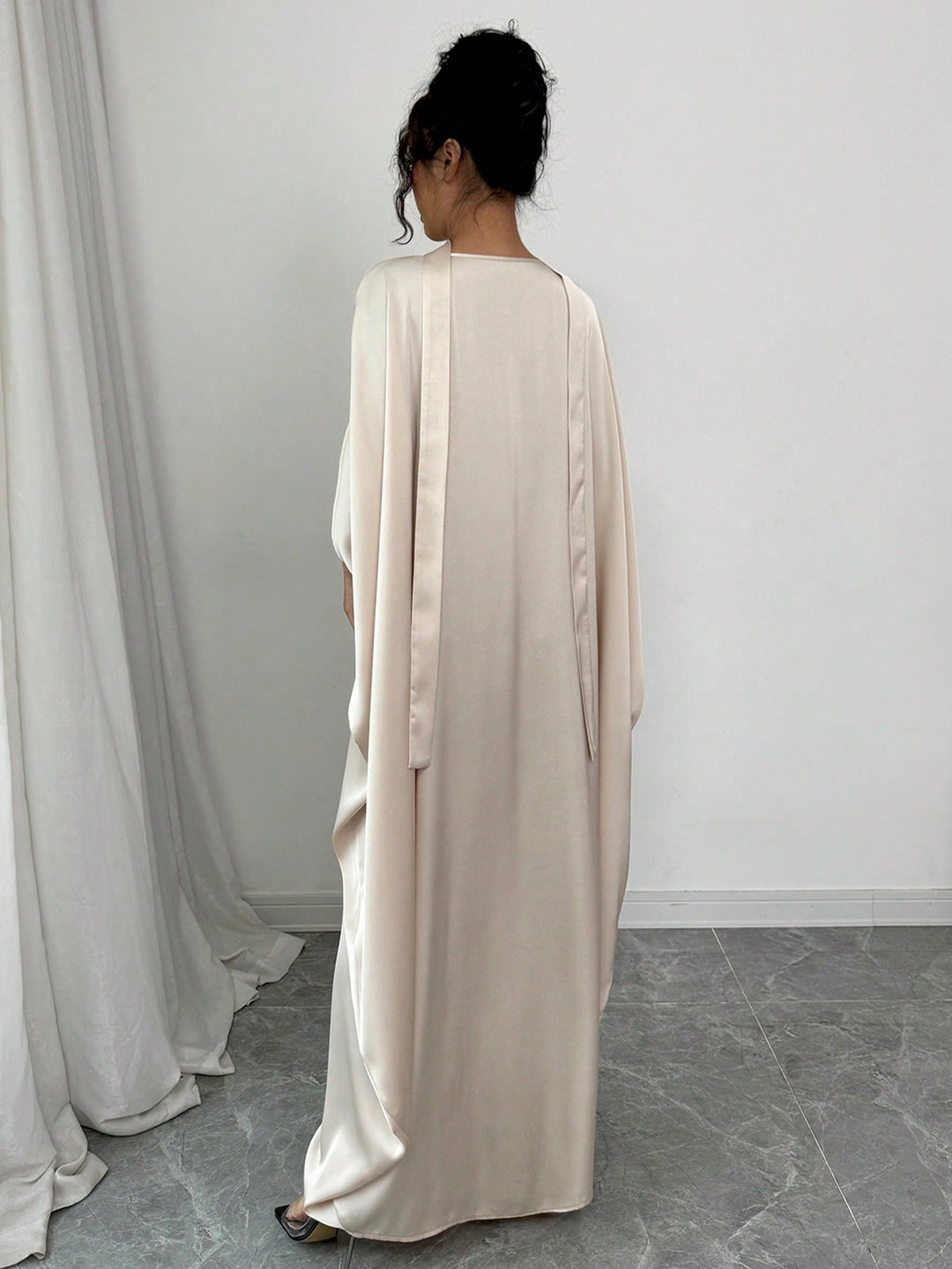 Rochie maxi SHEIN, bej
