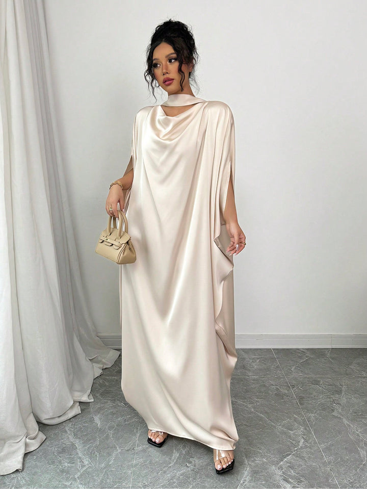 Rochie maxi SHEIN, bej