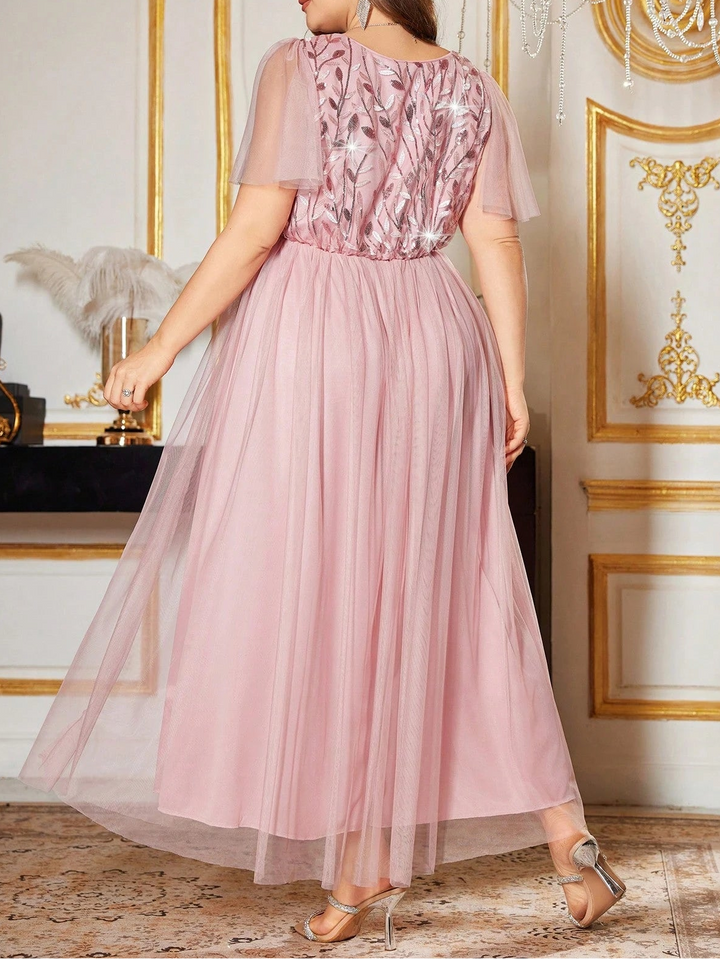 Rochie maxi SHEIN, roz