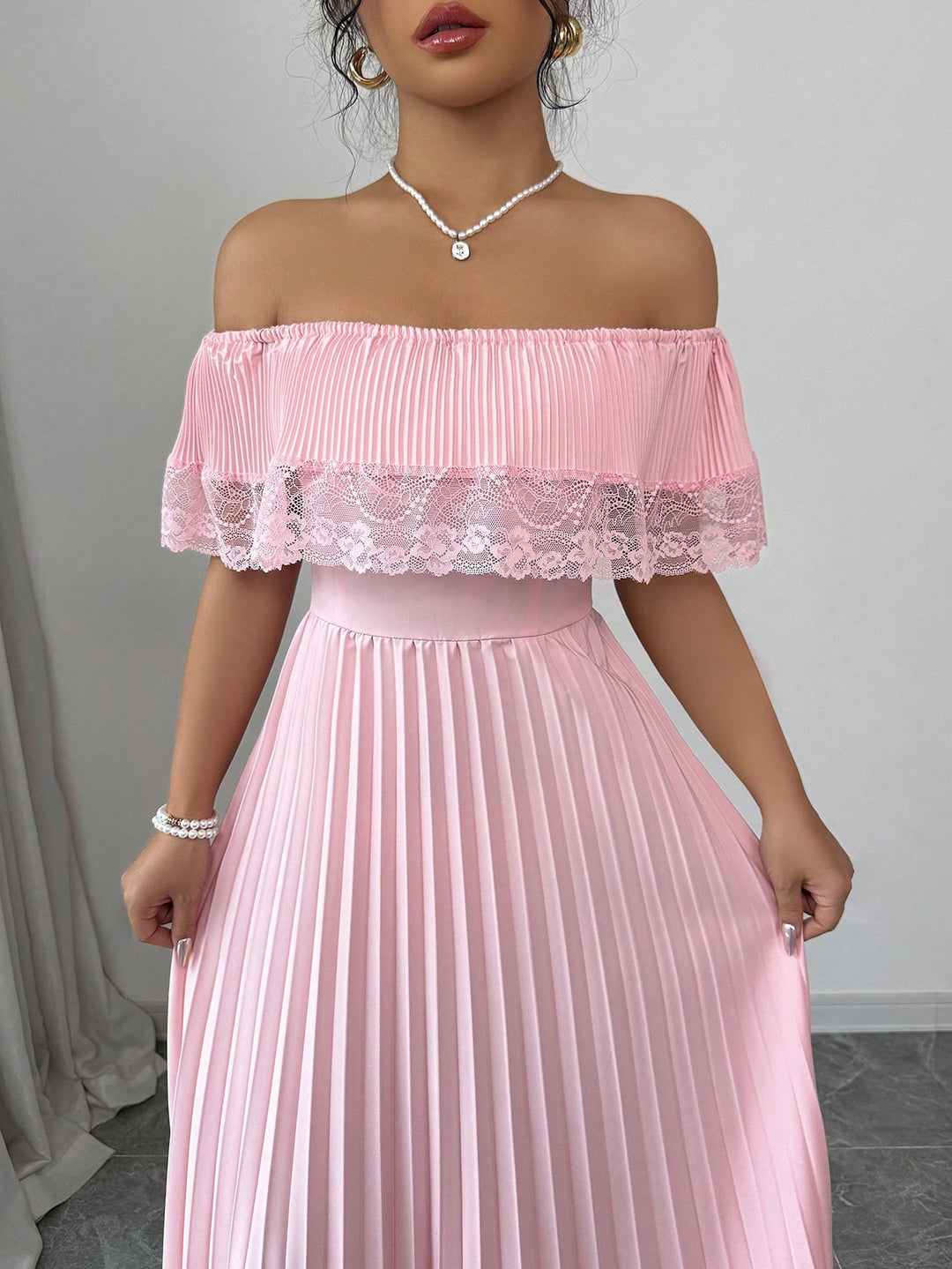 Rochie maxi SHEIN, roz