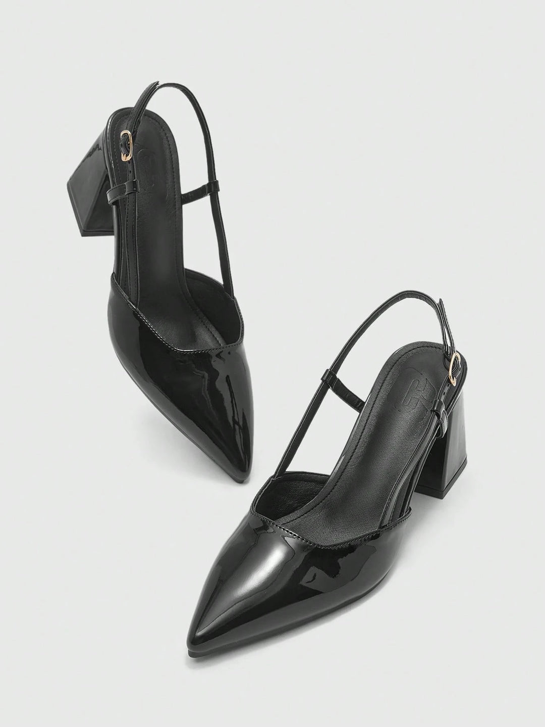 Pantofi cu toc SHEIN, negru