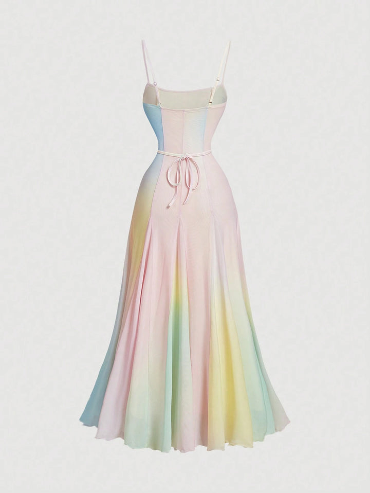 SHEIN maxi dress, mixed colors