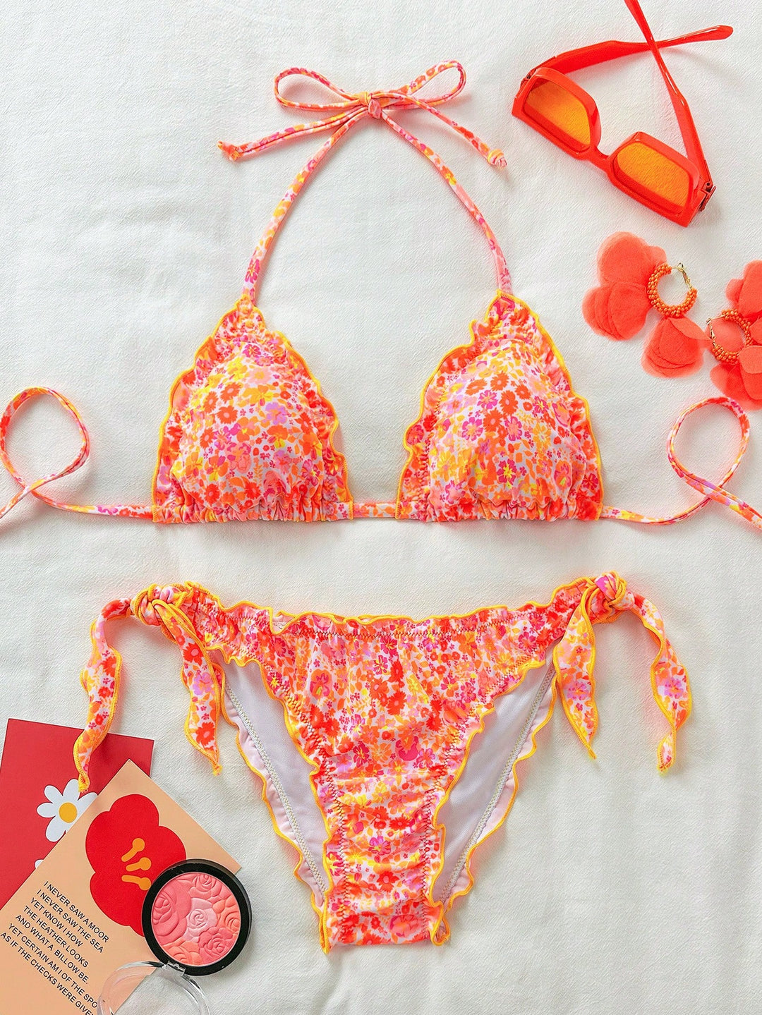 Set bikini SHEIN, mix culori
