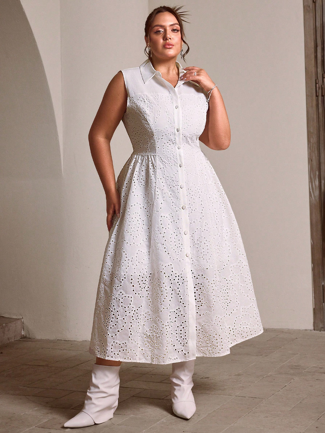 Rochie SHEIN, alb