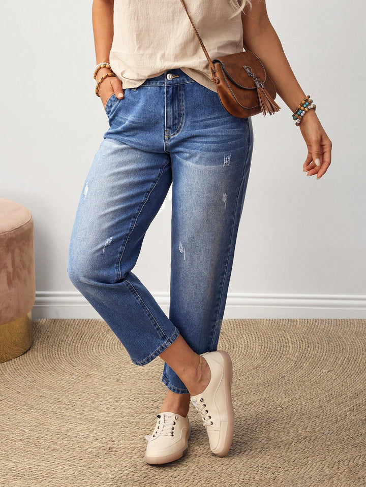 Jeans SHEIN, albastru