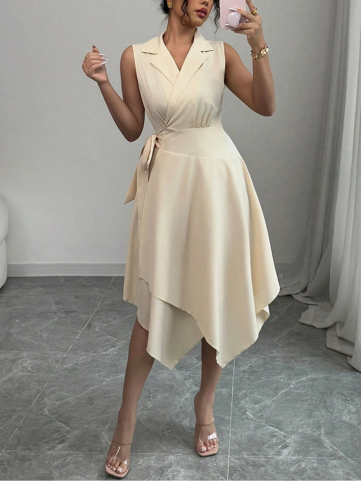 Rochie midi SHEIN, crem
