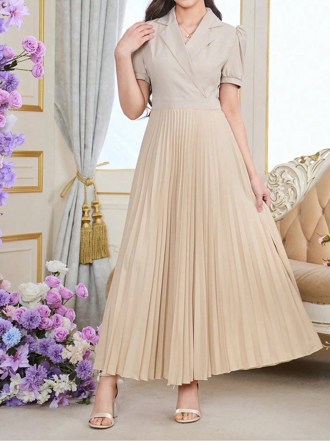 Rochie SHEIN, crem