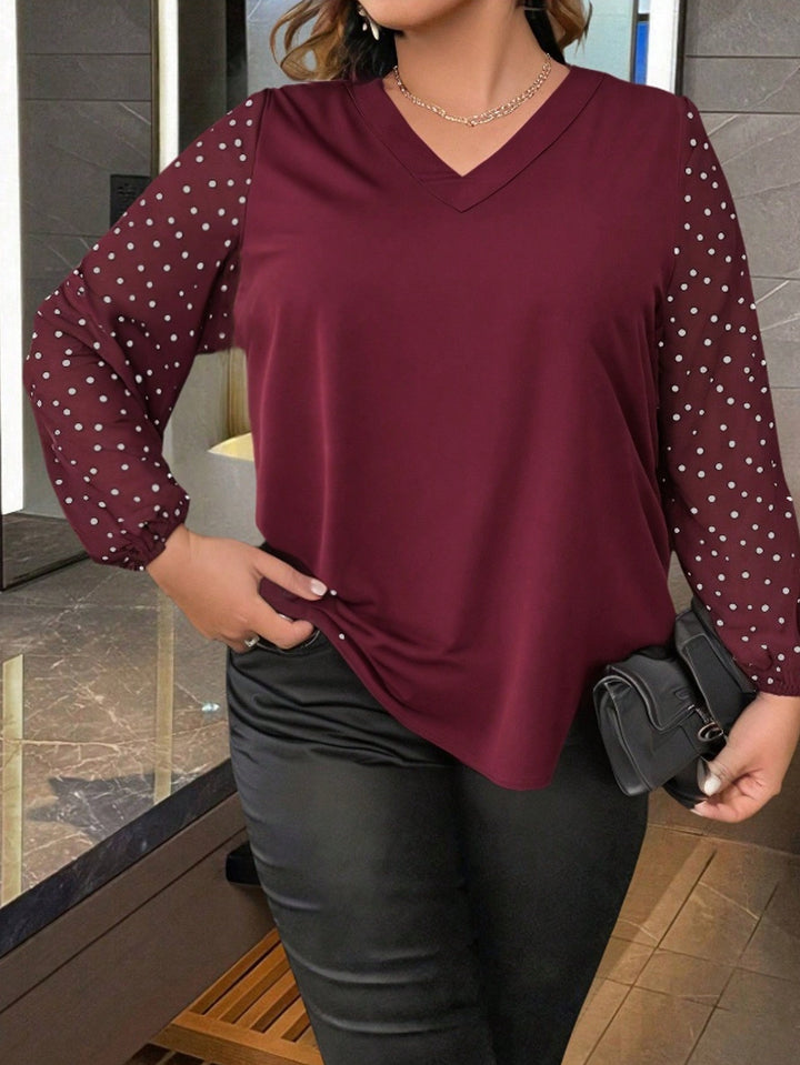 Tricou SHEIN, vișiniu