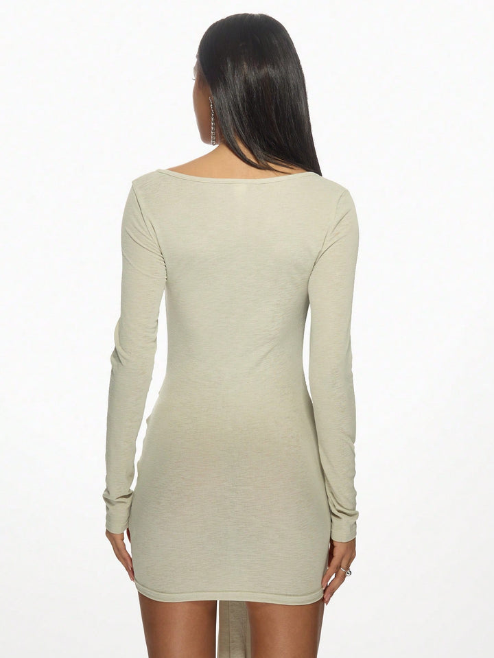 Rochie midi Shein Missguided, verde