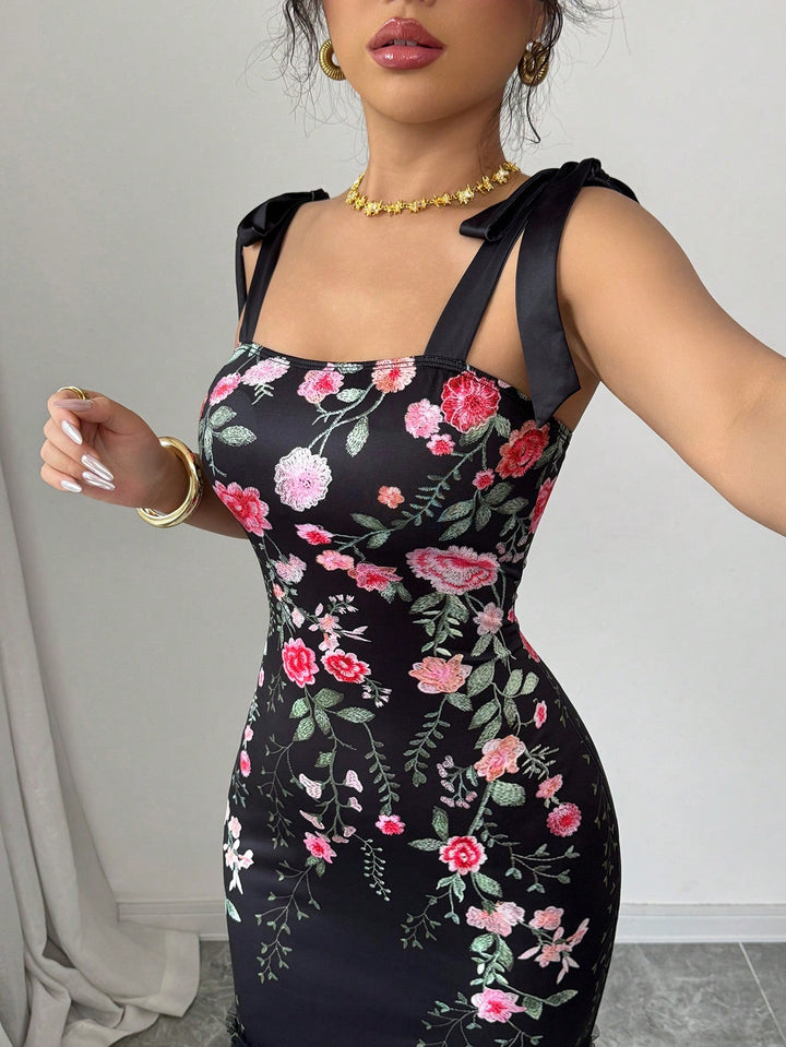 Rochie midi SHEIN, mix culori