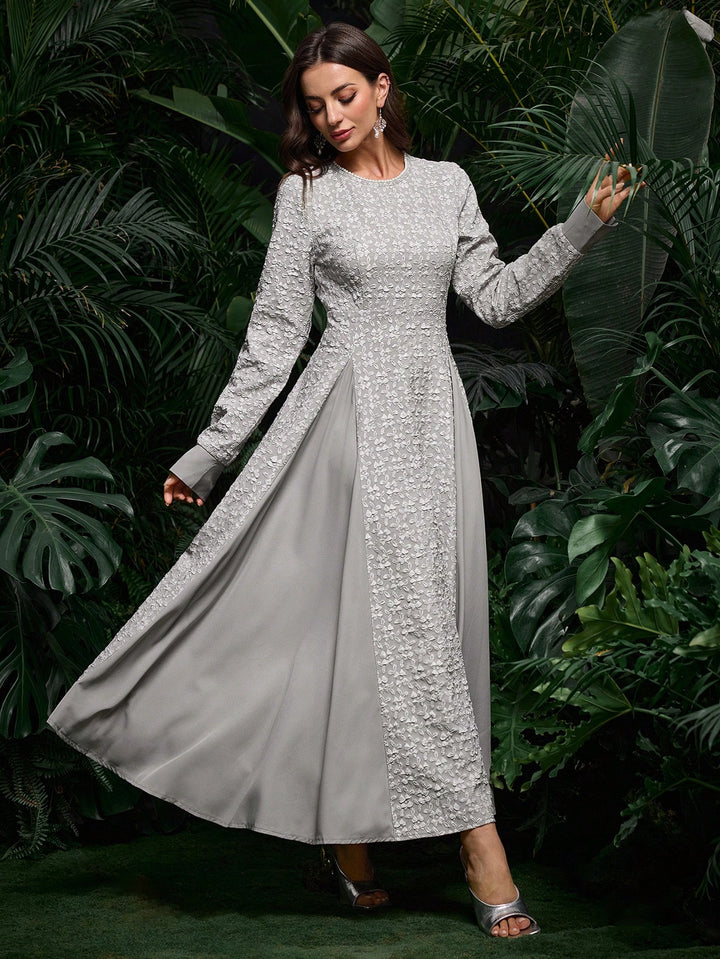 Rochie maxi SHEIN, gri